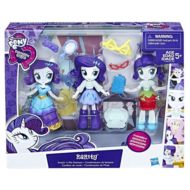 Набір дівчинки мініквесрії My Little Pony Equestria Girls Rarity Minis Switch 'n Mix Fashion Doll Set