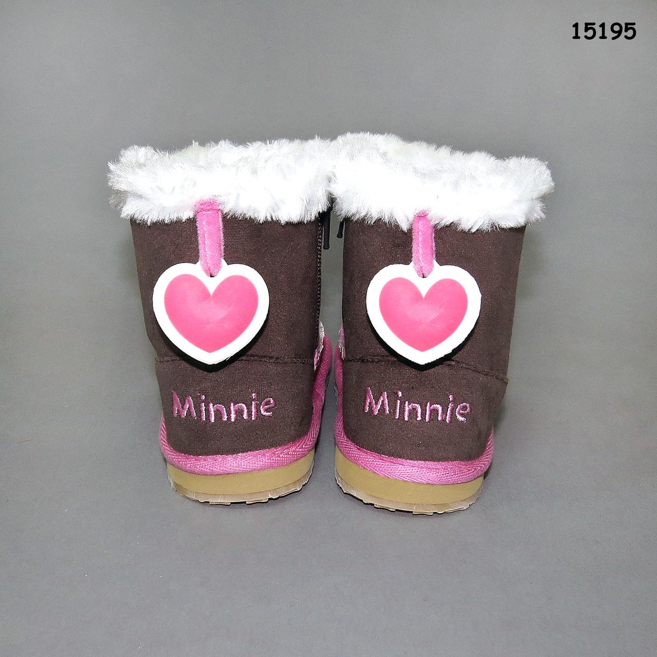 Теплые угги Minnie Mouse для девочки. Стелька 15, 16 см - фото 6 - id-p603584046