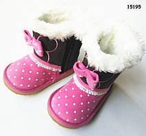 Теплі уггі Minnie Mouse для дівчинки. Устілка 15 см