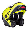 Шолом GEON 950 Модуляр з окулярами TOUR GREY YELLOW, фото 4