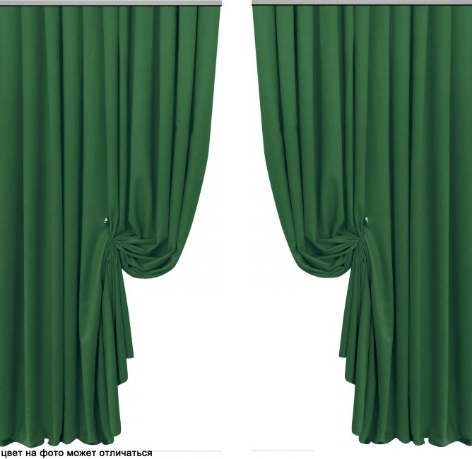 Готові Портьєри Мультилюкс No131, Смарагд