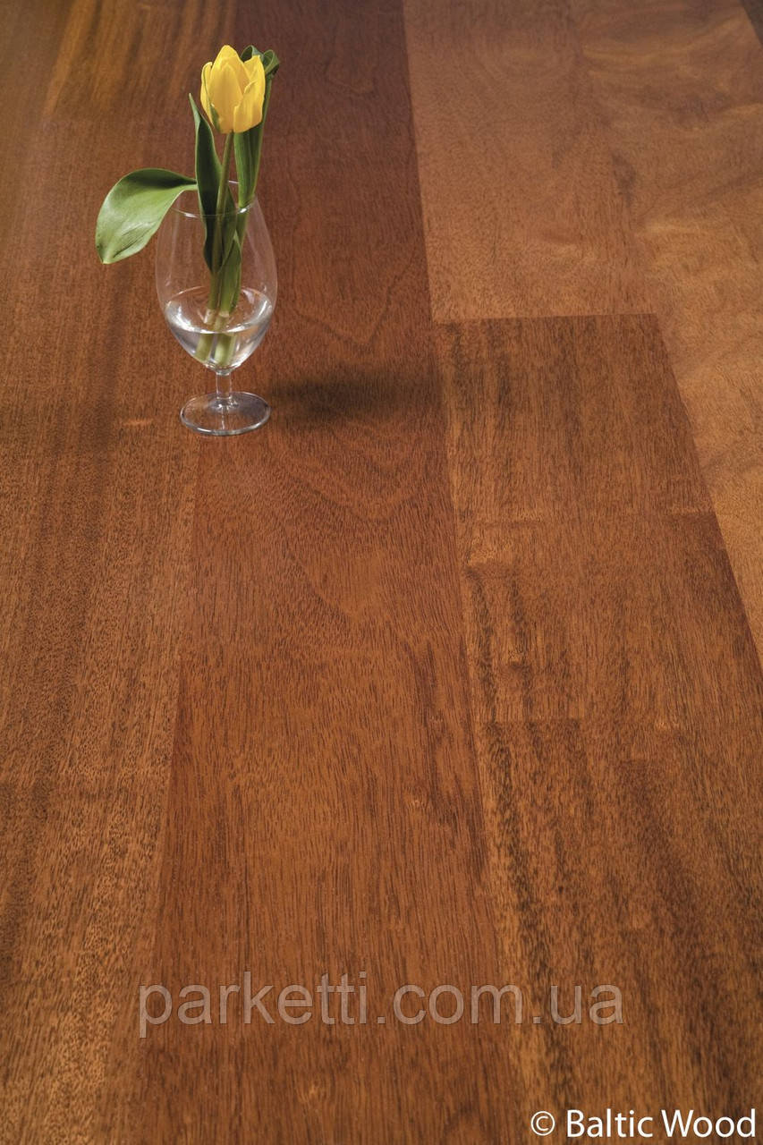 Паркетна дошка Baltic Wood Мербау Elegance 1R Mini size 1-пол., лак полумат.