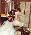 Весільні сукні розшиті перлами