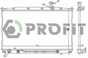 Радіатор охолодження Hyundai Santa Fe 06 - Profit