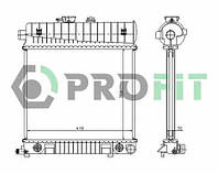 Радиатор охлаждения Mercedes Benz W202 93-00 Profit