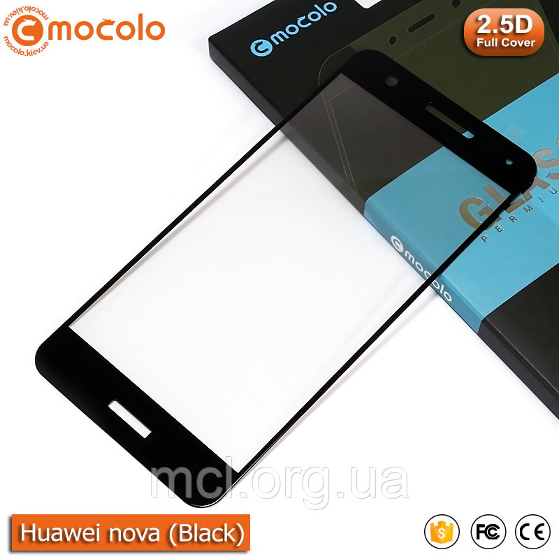 Захисне скло Mocolo Huawei nova Full cover (Black)