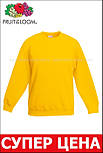 Світшот дитячий жовтий светр Fruit Of The Loom 62-041-34 12-13, фото 6