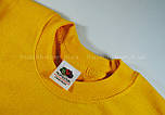 Світшот дитячий жовтий светр Fruit Of The Loom 62-041-34 12-13, фото 2