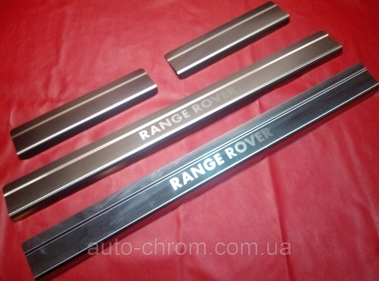 Накладки на пороги RANGE ROVER Evogue, фото 1