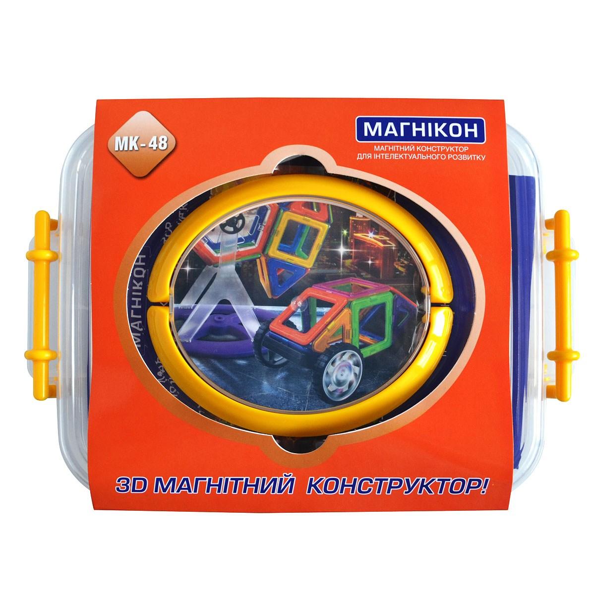 Магнитный 3Д конструктор Магникон 48 дет. (МК-48) - фото 8 - id-p412757954