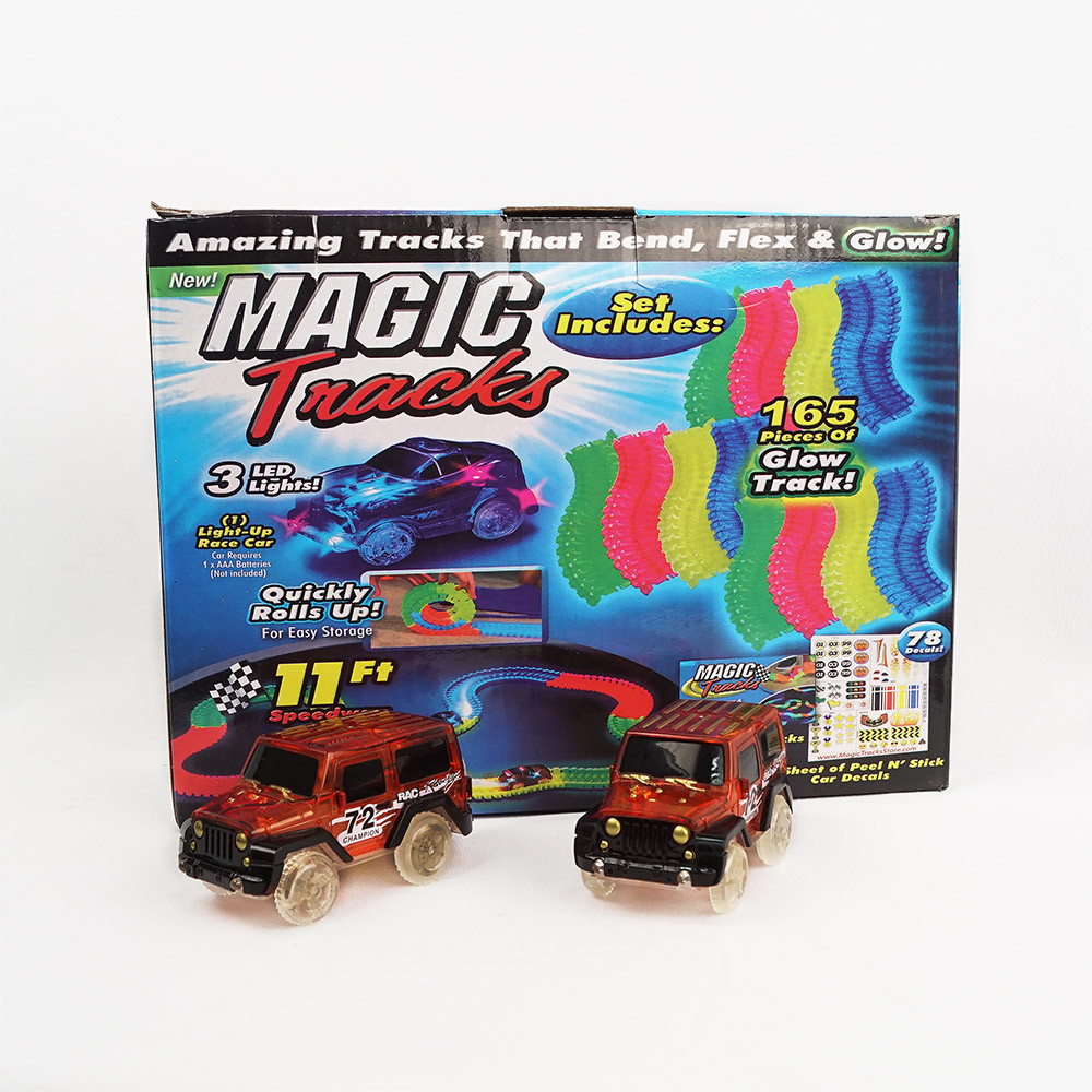 Дитяча іграшкова дорога MAGIC TRACKS 165 деталей + 2 машинки