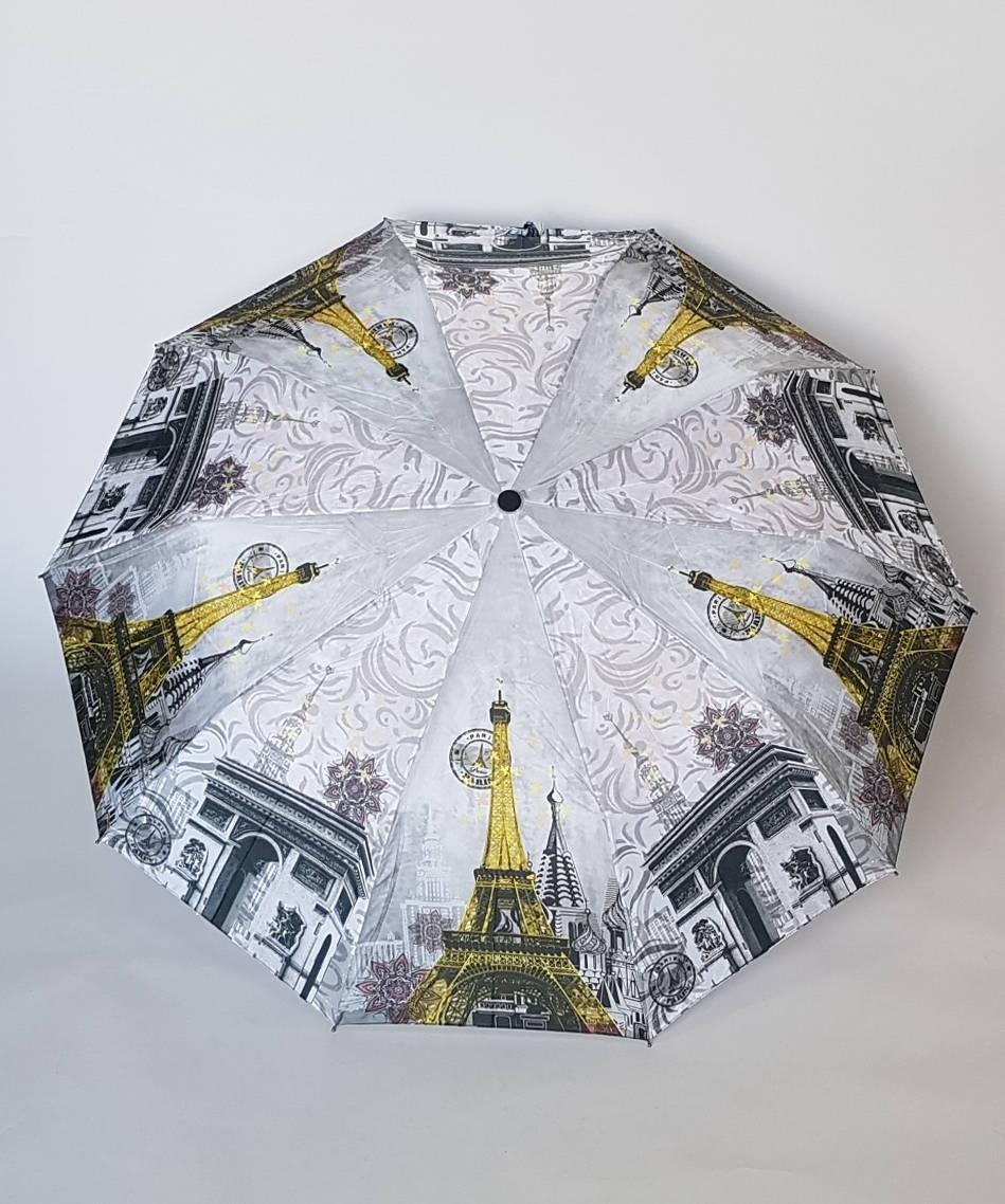 Зонт женский «Мировые достопримечательности» полуавтомат - фото 2 - id-p603862286