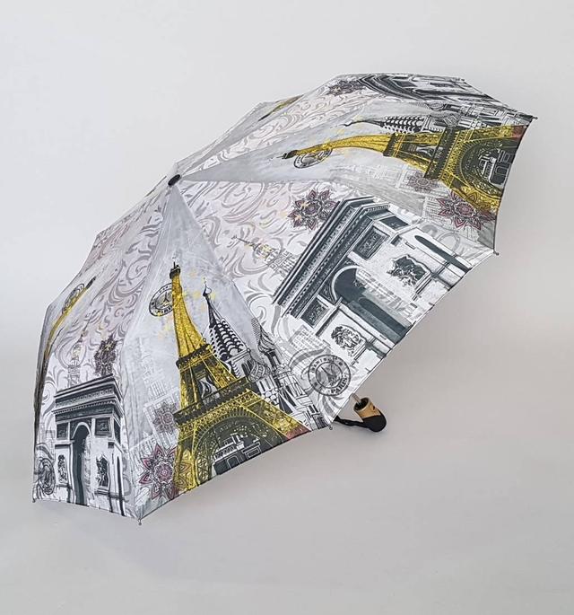 фотография женский зонт с рисунком Эйфелевой башни