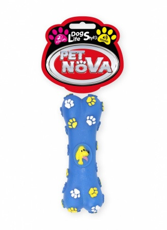 Іграшка для собак Кістка пищалка Pet Nova 15 см