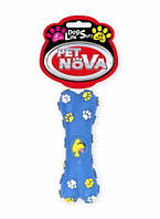 Игрушка для собак Кость пищалка Pet Nova 15 см