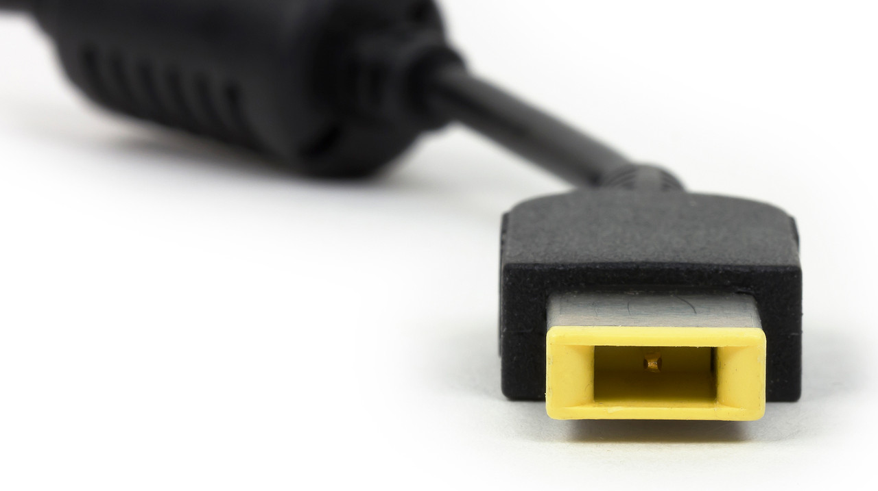 Кабель для блоку живлення ноутбука Lenovo (прямокутний роз'єм G500 series) з фільтром(мідний!)