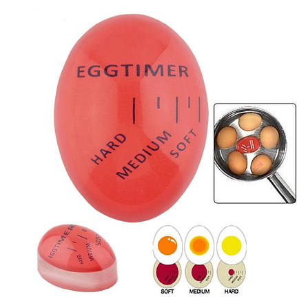 Таймер Індикатор для варіння яєць EggTimer, Силіконова яйцеварка, фото 1