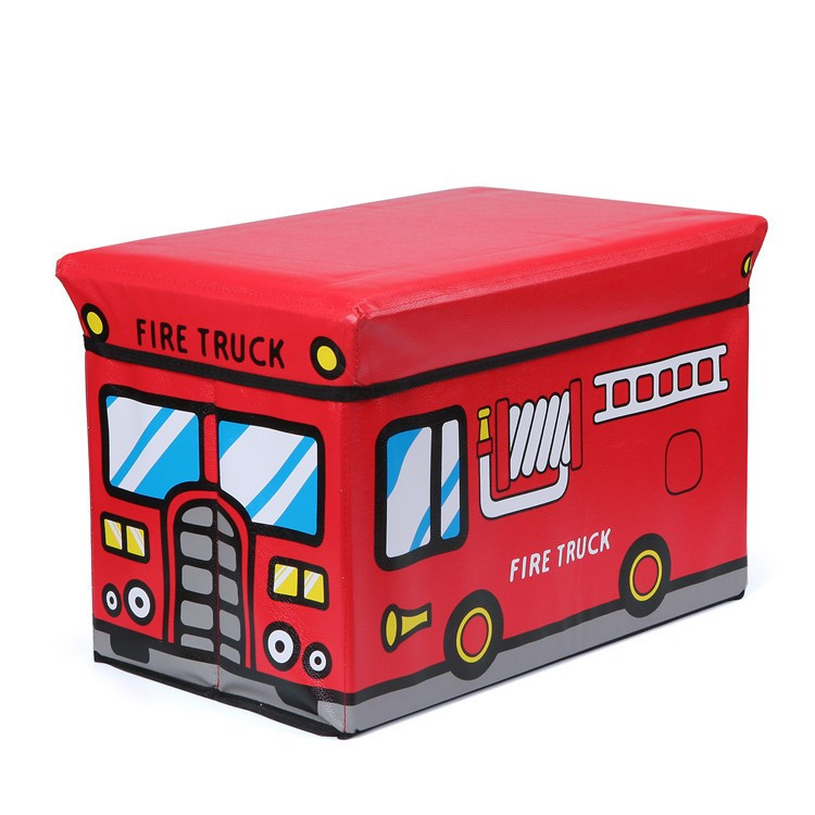 Пуф Короб складной, ящик для игрушек Пожарная Машина - фото 1 - id-p603882585