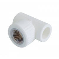 ТРІЙНИК РІЗЬБА ВНУТРІШНЯ Kalde ТРВ ∅ 20х1/2 білий