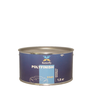 Фінішна шпаклівка Butterfly POLYFINISH (біла) 1,8 кг, фото 1