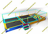 Батутна арена джамп із поролоновою ямою "Сюрприз", фото 2