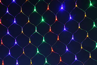 Гірлянда новорічна сітка 200 LED 2х2 м RD-7163 мультиколор від мережі M