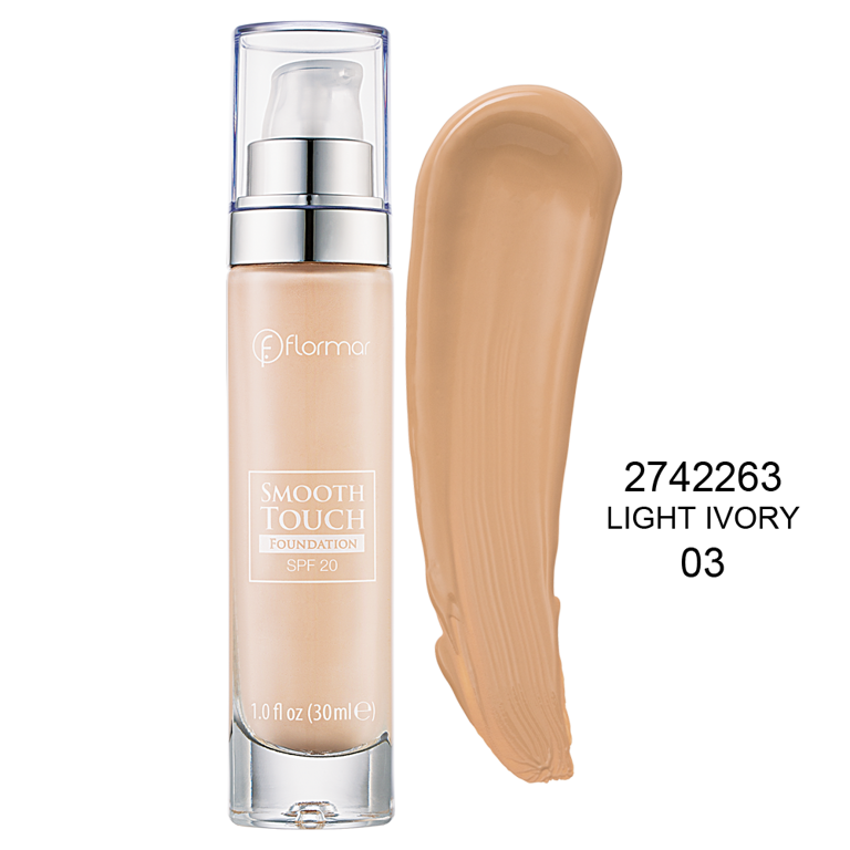 Тональна основа Flormar Smooth Touch Foundation SPF20, 30ml 03/ 2742263