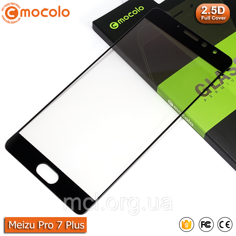 Захисне скло Mocolo Meizu Pro 7 Plus Full Cover (Black), фото 1