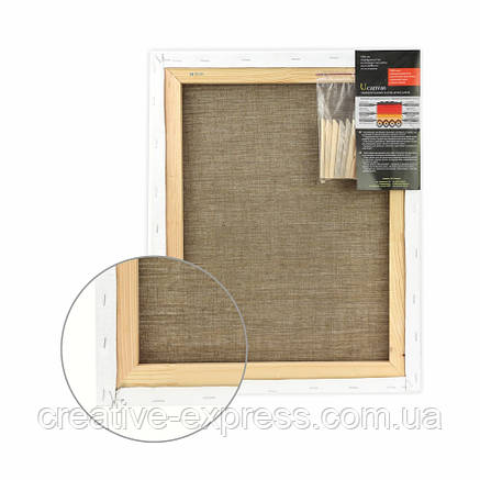 Підрамник, 25*35 см, середнє зерно, акрил, льон, ТМ "Маестро", фото 2