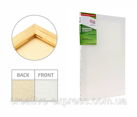 Підрамник, 40*50 см, дрібне зерно, акрил, бавовна, (БН), ROSA Studio, фото 1