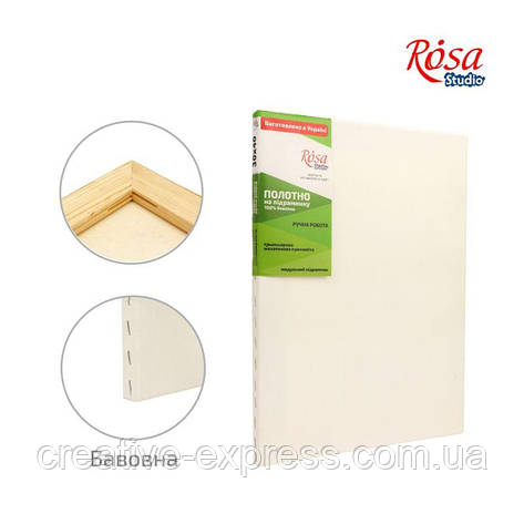 Підрамник,50*60 см, набір 10шт., дрібне зерно, акрил, бавовна, (БН), ROSA START, фото 1