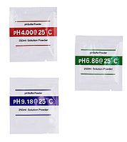 Буферний порошок pH 4.01 — 6.86 — 9.18 для калібрування РН — метра