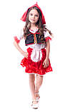 Дитячий карнавальний костюм для дівчинки "Червона Шапка", фото 2