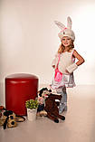 Дитячий карнавальний костюм для дівчинки Зайчик, фото 5