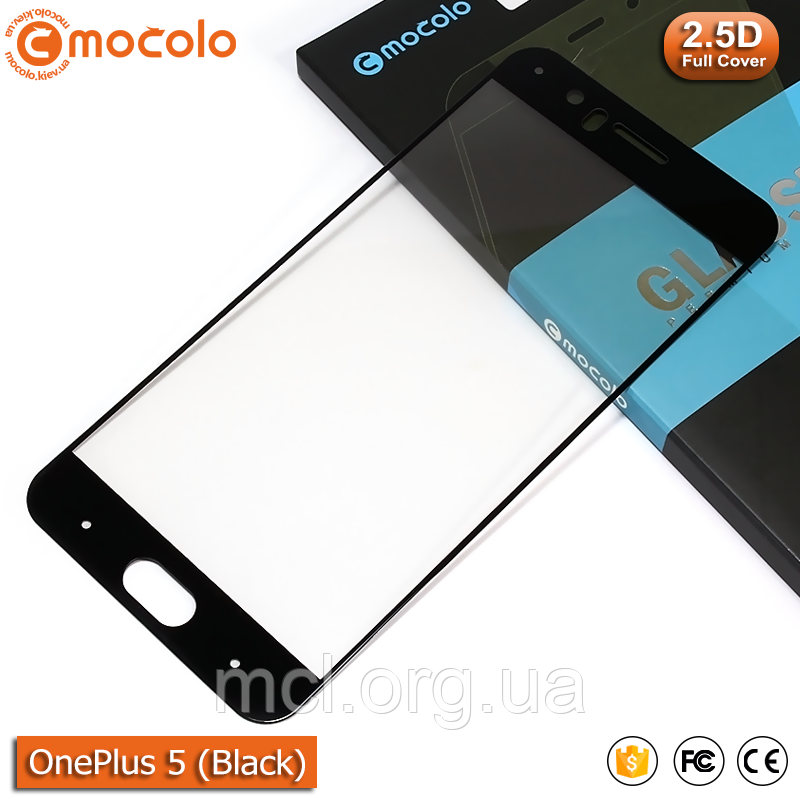 Захисне скло Mocolo OnePlus 5 Full cover (Black)