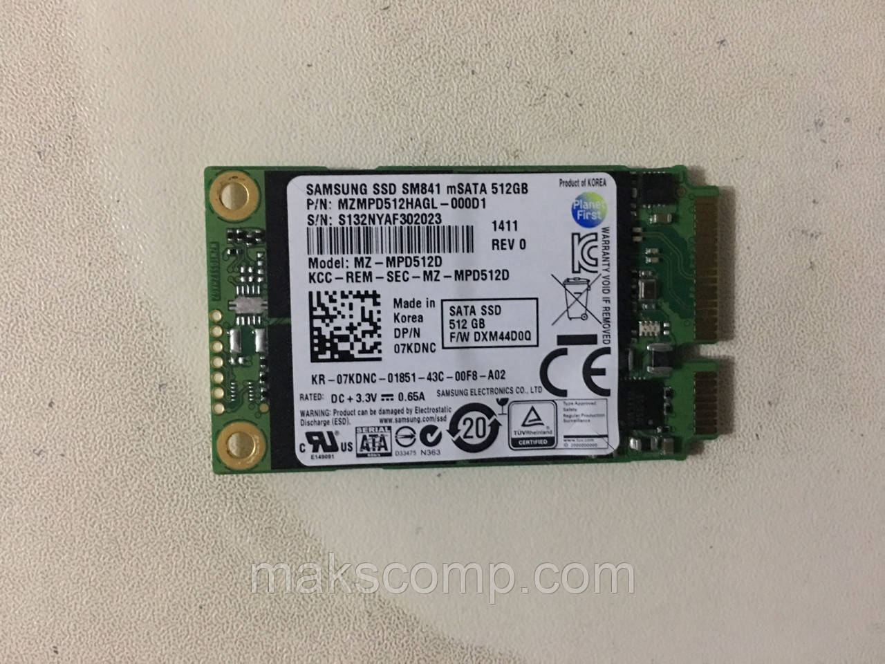 SSD Samsung SM841 512GB msata SATAIII (MZMPD512HAGL)