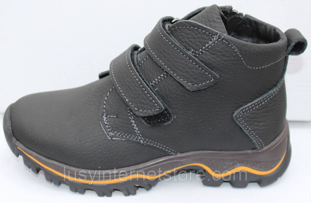 Черевики зимові дитячі на липучках, дитяче зимове взуття від виробника модель СЛ386-01 - фото 1 - id-p604073899