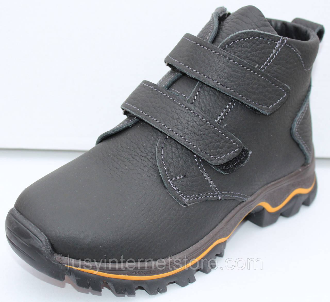 Черевики зимові дитячі на липучках, дитяче зимове взуття від виробника модель СЛ386-01 - фото 2 - id-p604073899