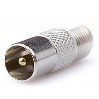 З'єднання для провода ТВ ( гнездо F - гнездо F) (100 шт) уп.(бочка) R