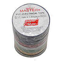 Стрічка ізоляційна Master ХБ 15м (0,070г/шт) (первый сорт, точный метраж)