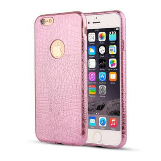 Силіконовий чохол TPU для Apple iPhone 6/6S Pink, фото 2