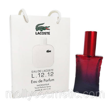 LACOSTE EAU DE L.12.12 BLANC У ПОДАРУНковій ПАКОВЦІ, 50 ML