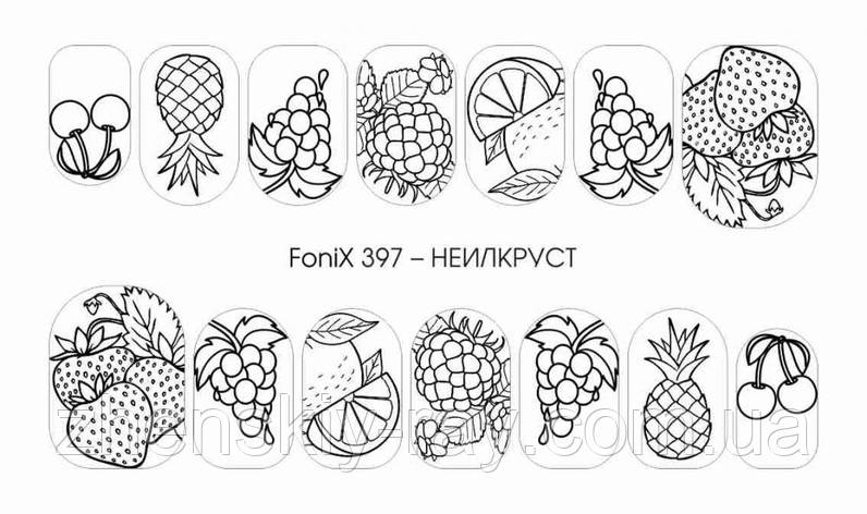 Слайдер-дизайн — Fonix 397 — НЕИЛАКРУСТ — Sweet Bloom — трафарет для малювання, фото 1