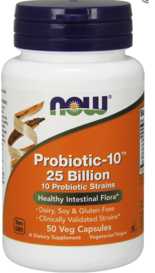 Пробіотик-10 Now Foods Probiotic-10 25 Billion 50 vcaps, фото 1
