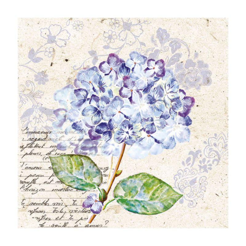 Декупажних серветка "Гортензія", фіолетові, 33 * 33 см, 18 г / м2, Ambiente, 13309740, фото 1