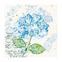 Декупажних серветка "Гортензія", блакитні, 33 * 33 см, 18 г / м2, Ambiente, 13309741