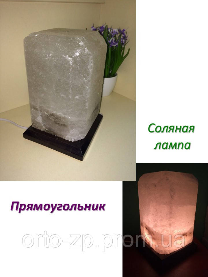Соляна лампа Прямокутник 4-5 кг