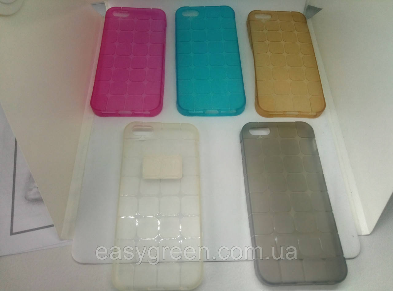 Apple iPhone 5G/5S Силікон Magic Cube рожевий