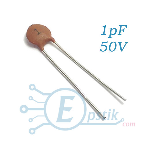 Конденсатор 1pF, (1), ±20% 50V X7R