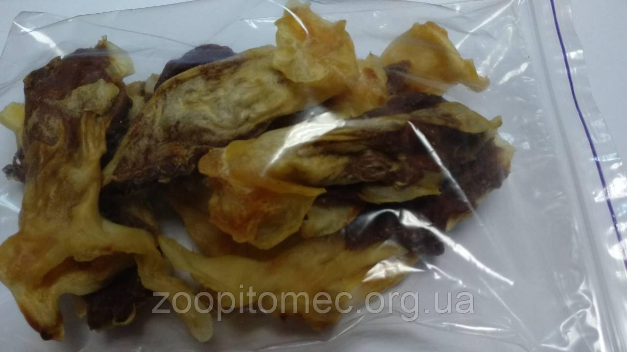 Вуха з кролика з м'ясом качки для собак і кішок Чехія 0.5 кг